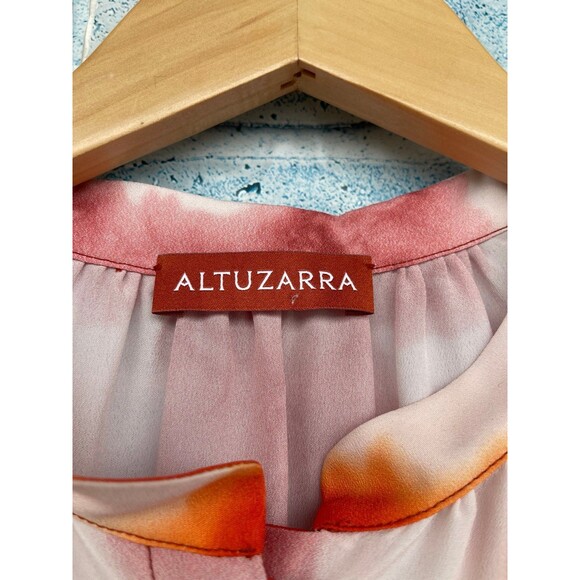 ALTUZARRA
Penelope Dyed Gradient Asymmetric Midi-Dress SIZE 46/16 - Picture 8 of 13